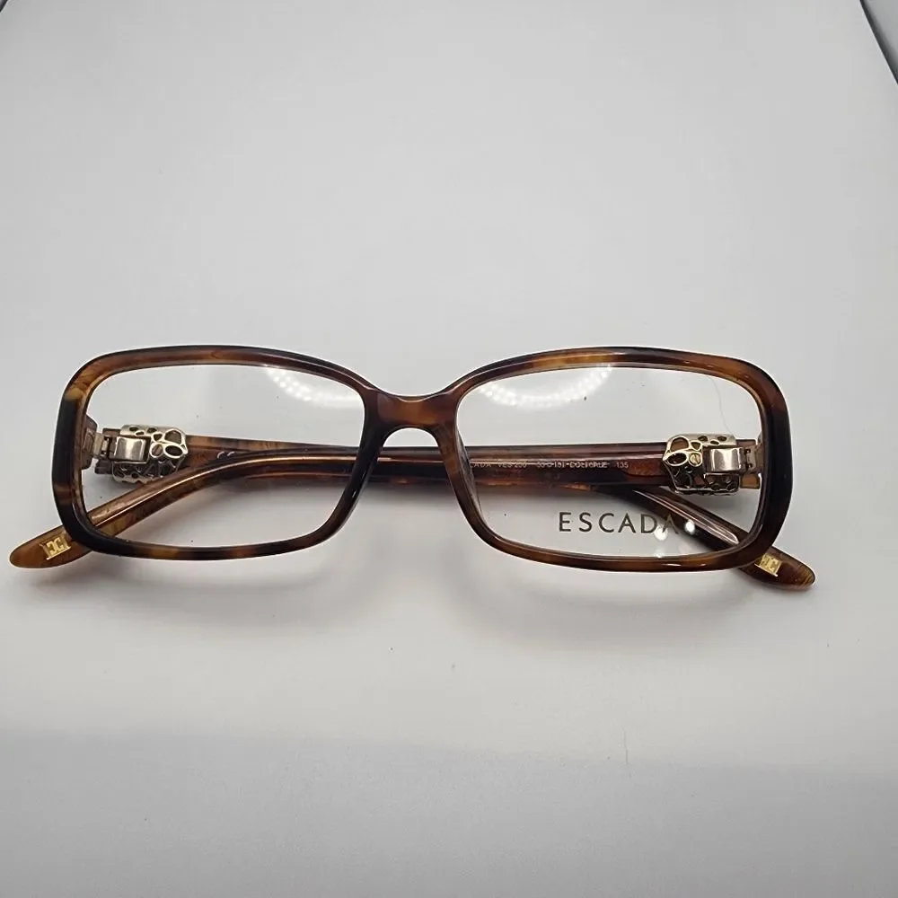 NWOT Escada Brown Prescription Glasses Frames